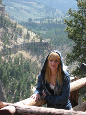 Erika at Yellowstone