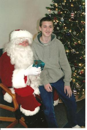 Cody with Santa