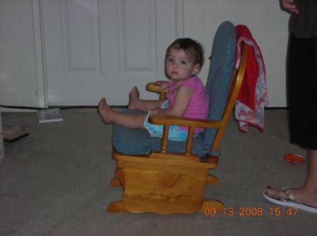 My youngest granddaughter, Madelyn