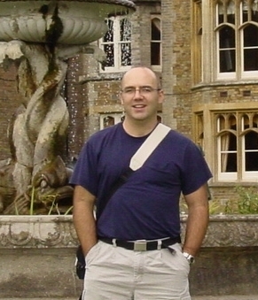 Carey at the Oakley Court in the UK