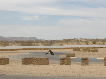 Me in my go-kart at Grange.