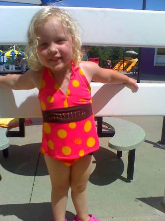 Baylee at Swimming Pool July 2008