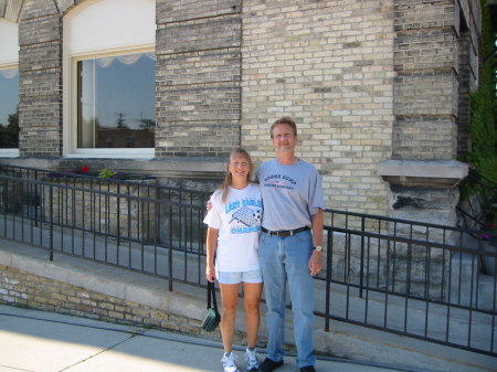 Wife and me, Wisconsin, '07