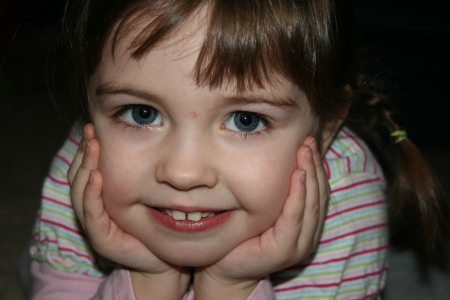 My daughter Catherine at 3 1/2 years -Feb 2009