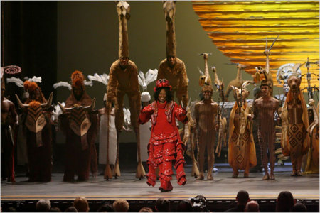 Onstage with Whoopi at Tony Awards