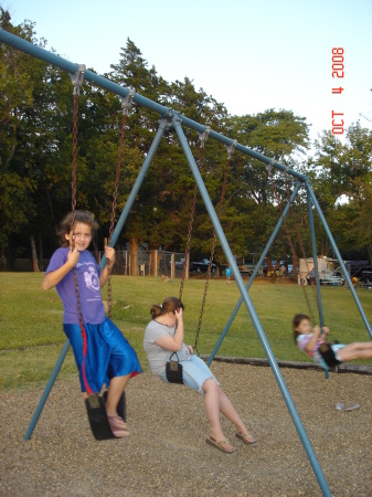 Adrienne swinging