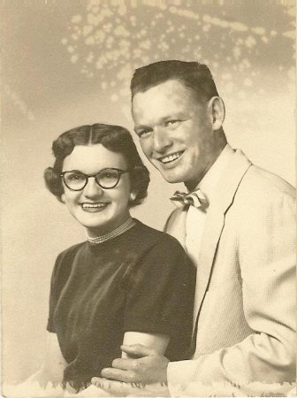 Harold and Louise Medlin 1954