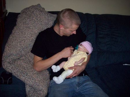 with her uncle David