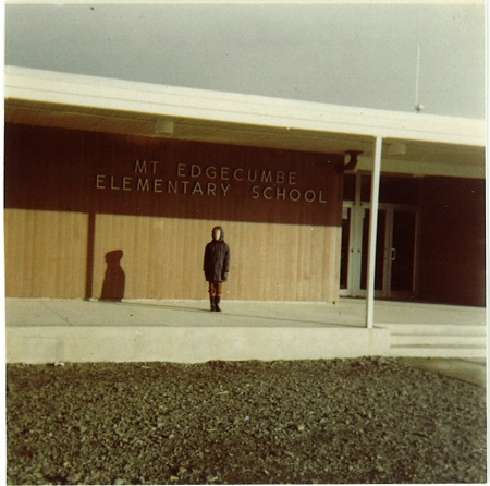 In front of Edgecumbe Elementary