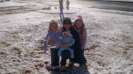ME AND THE KIDS IN THE SNOW