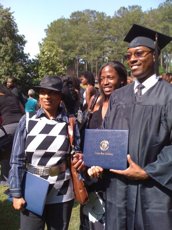 my mom, my bro denard and aletha