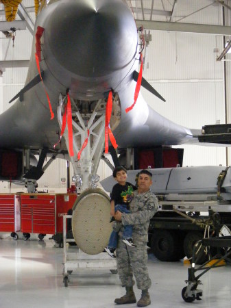 Daddy and his "Little Airman"