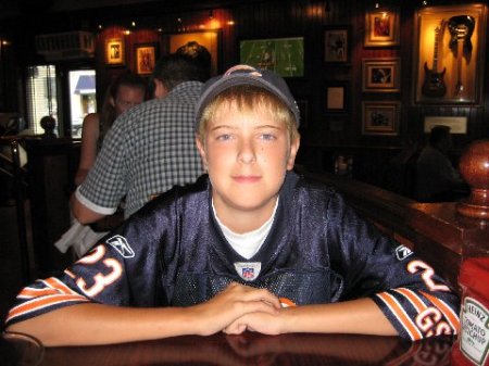 Jake  at the Bears game