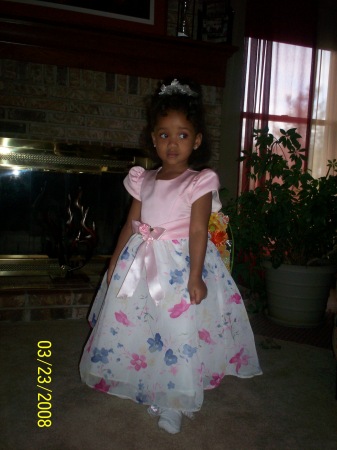 Granny little angel, Zamyriah  age 3.