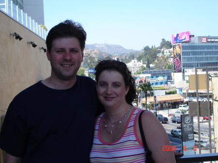 Jenn and I in Hollywood