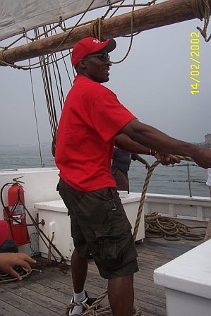 Captian Camillus on SS Meerwald  Summer 2008