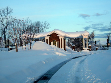 Entrance to my neighborhood