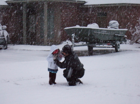 Snow in louisiana 61/2 inches!!!!!!WOW