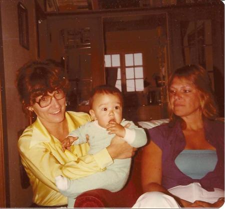 Martha Gularte, son Daniel and me...1978,
