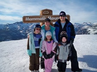 Daves family at mammoth Mountain