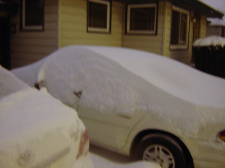 Our Cars Buried Under Snow & Ice 12-23-08