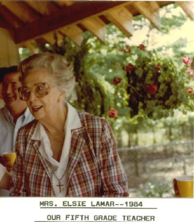 Mrs. Elsie Lamar--5th Grade Teacher