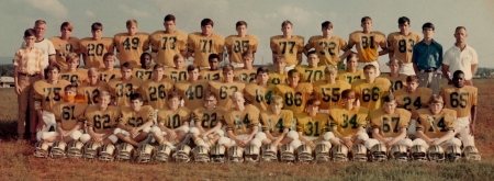 Ed White Jr. High's first football team, 1969