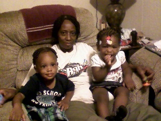 my mother & my neice & nephew TWINS