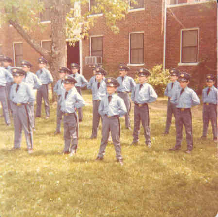 In front of Hill Hall