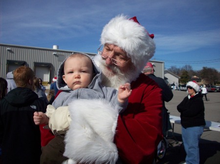 Santa and baby