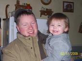 daddy(james) & cayden - 1 yr. old