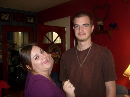 Brittany and Justin (my kids)
