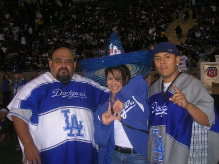DAY AT THE COLESIUM W/ DODGER FANS