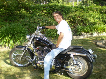 Mark on the Harley