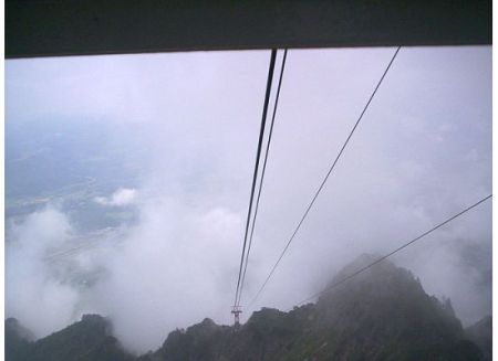 at the top of untersburg, austria