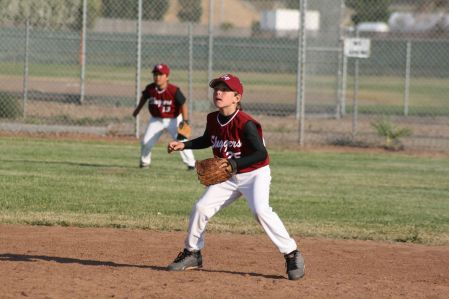 My youngest playing shortstop. 11/08