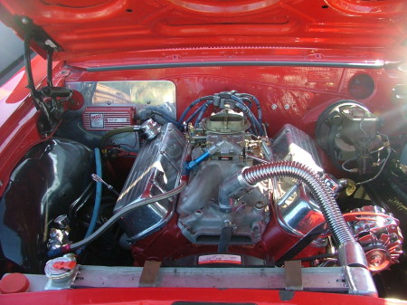 motor in my old chevelle