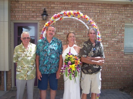 Father and brothers at my wedding 2007