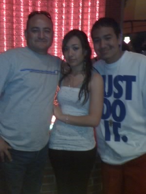 me and my kids at dave n busters..03-07-09
