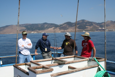 Fishing out of Avila Beach with the guys...