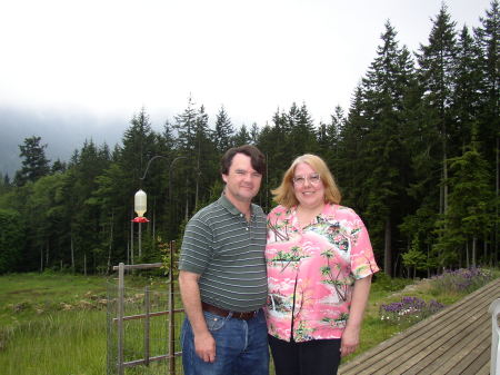 Rose and me at Olympic National Forest