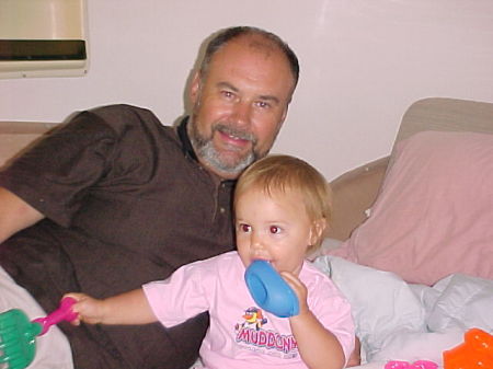 Papa and Brynn on the Boat