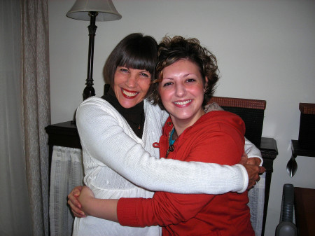 with daugher Holly, 2008