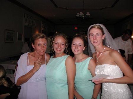 My sister and her 3 girls/Chelsy's Wedding