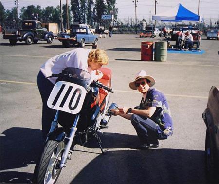 In the Pits at Portland International Raceway