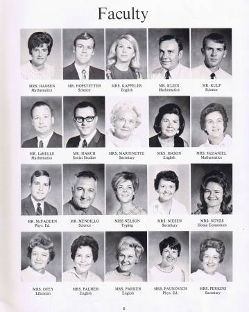 Faculty pics 1970