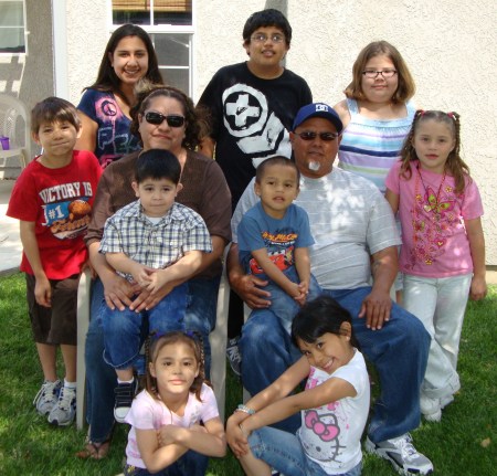 Grandma & Grandpa with ALL Grandkids.. 2010