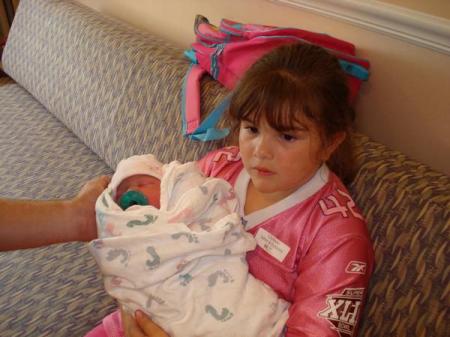 my daughter Madison & her new niece