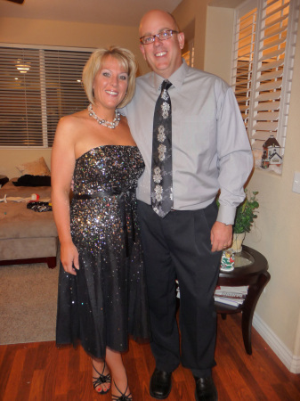 Dan & I going out for a Christmas Party!