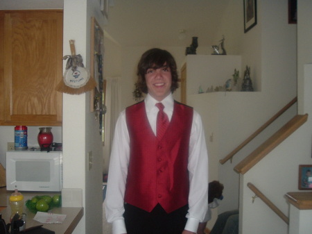Jake going to his 9th grade formal!